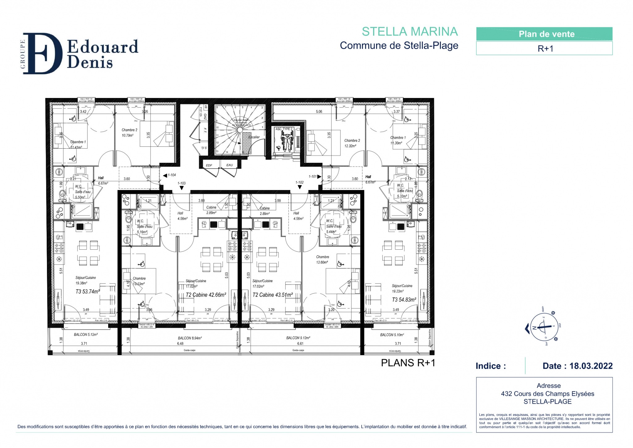 Vente Appartement à Cucq 3 pièces