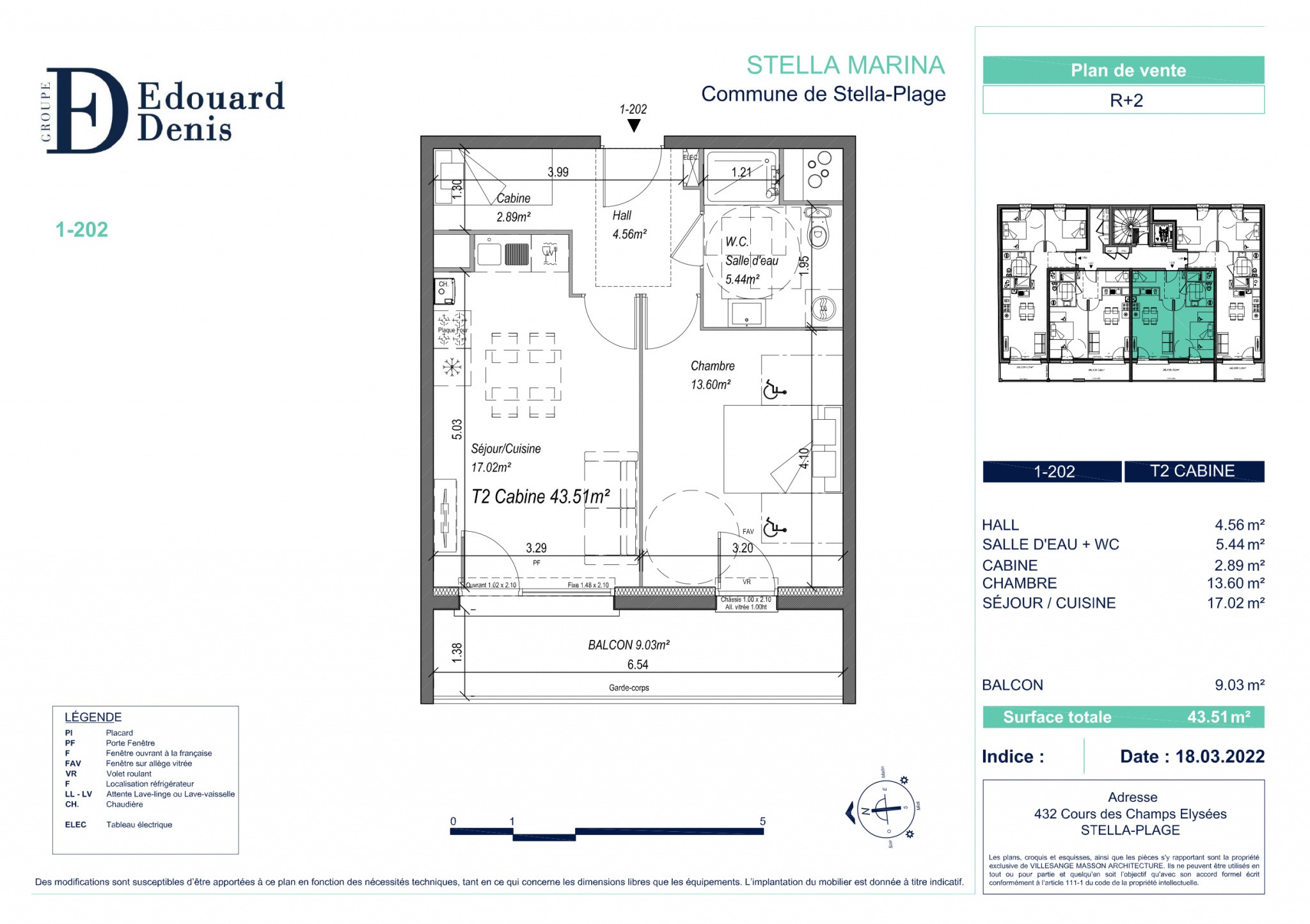 Vente Appartement à Cucq 2 pièces