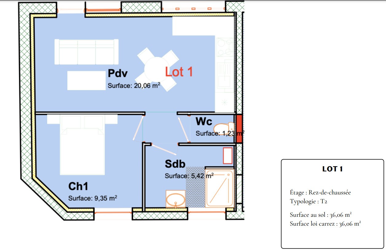 Vente Appartement à Boulogne-sur-Mer 2 pièces