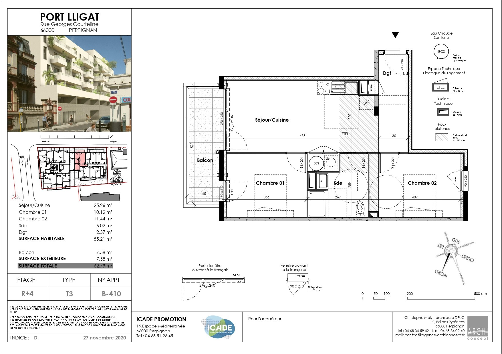 Location Appartement à Perpignan 3 pièces