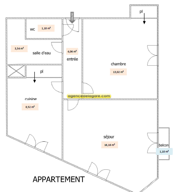 Location Appartement à Argelès-sur-Mer 2 pièces