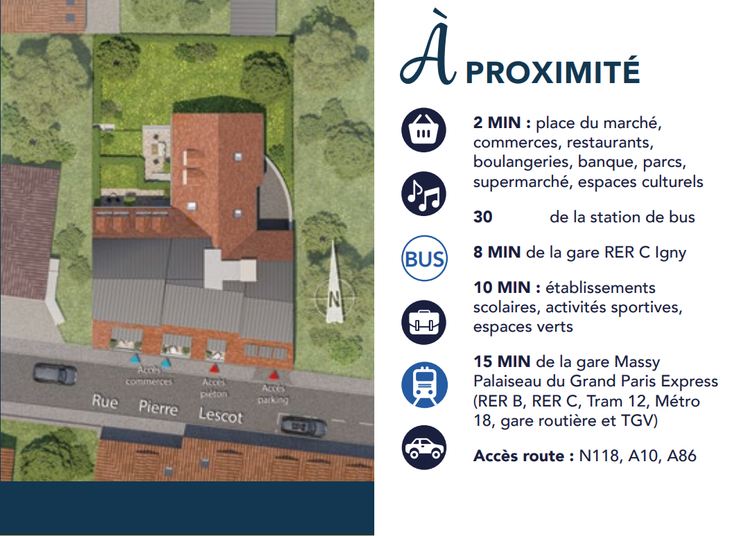 Vente Appartement à Igny 2 pièces