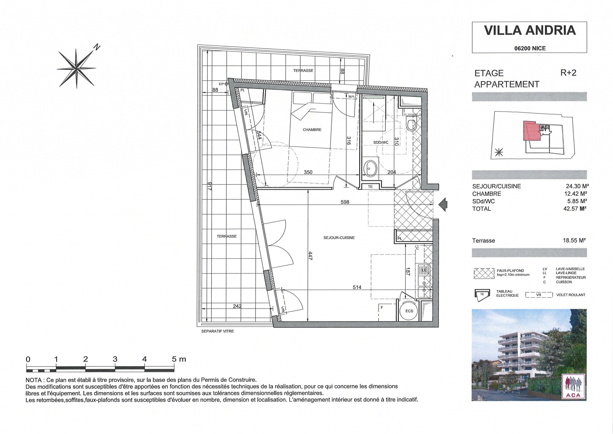 Location Appartement à Nice 2 pièces