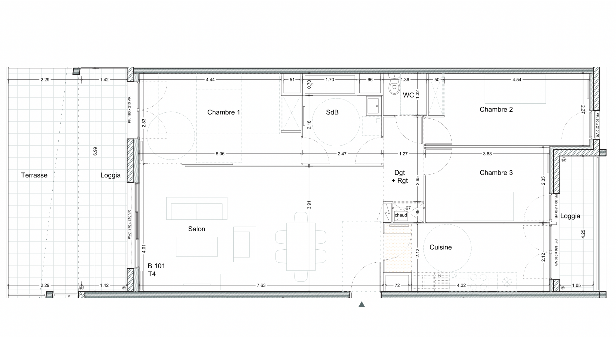 Vente Appartement à Mérignac 4 pièces