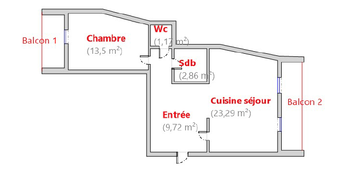 Vente Appartement à Saint-Étienne 2 pièces