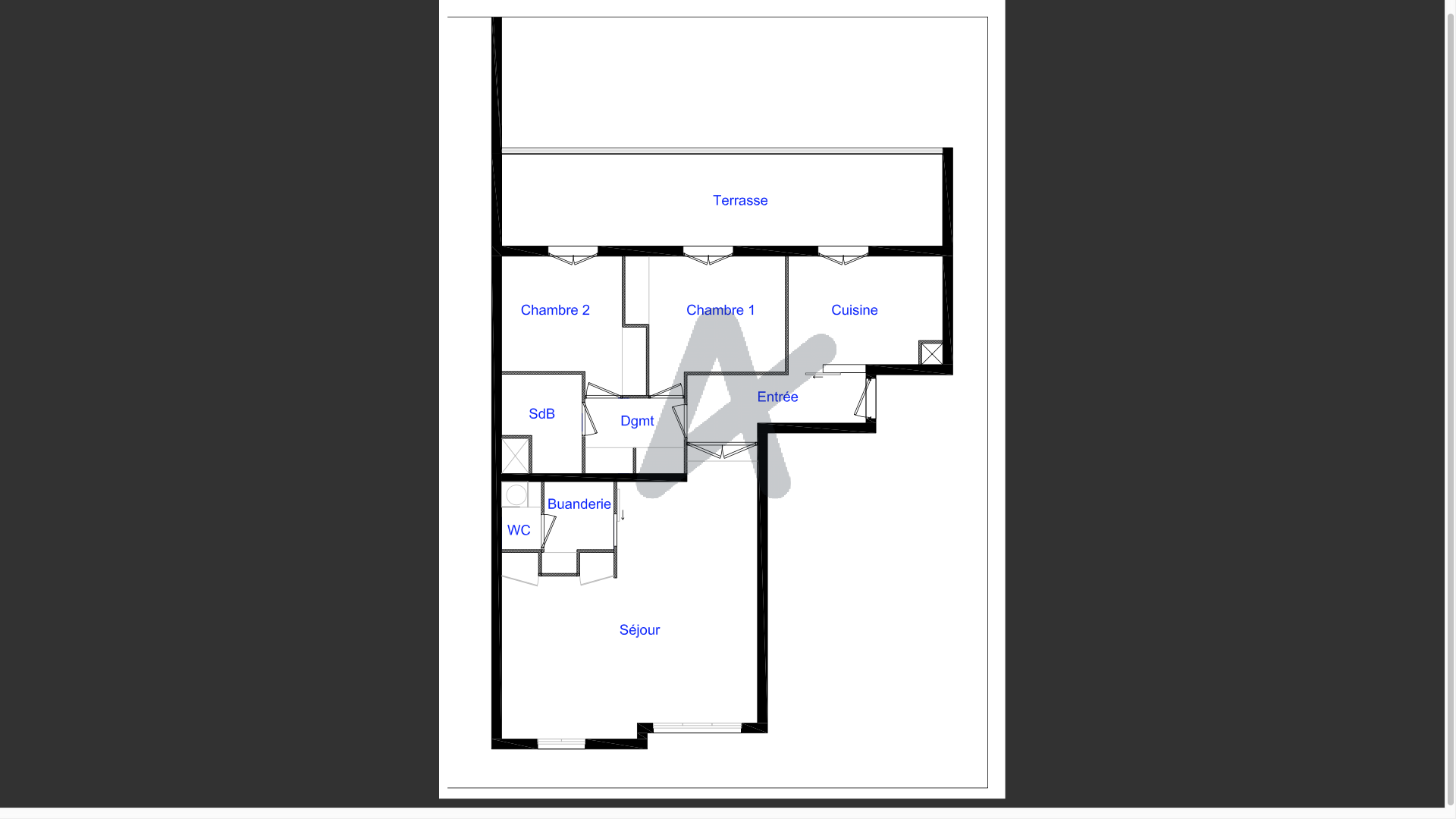 Vente Appartement à Lyon 6e arrondissement 3 pièces