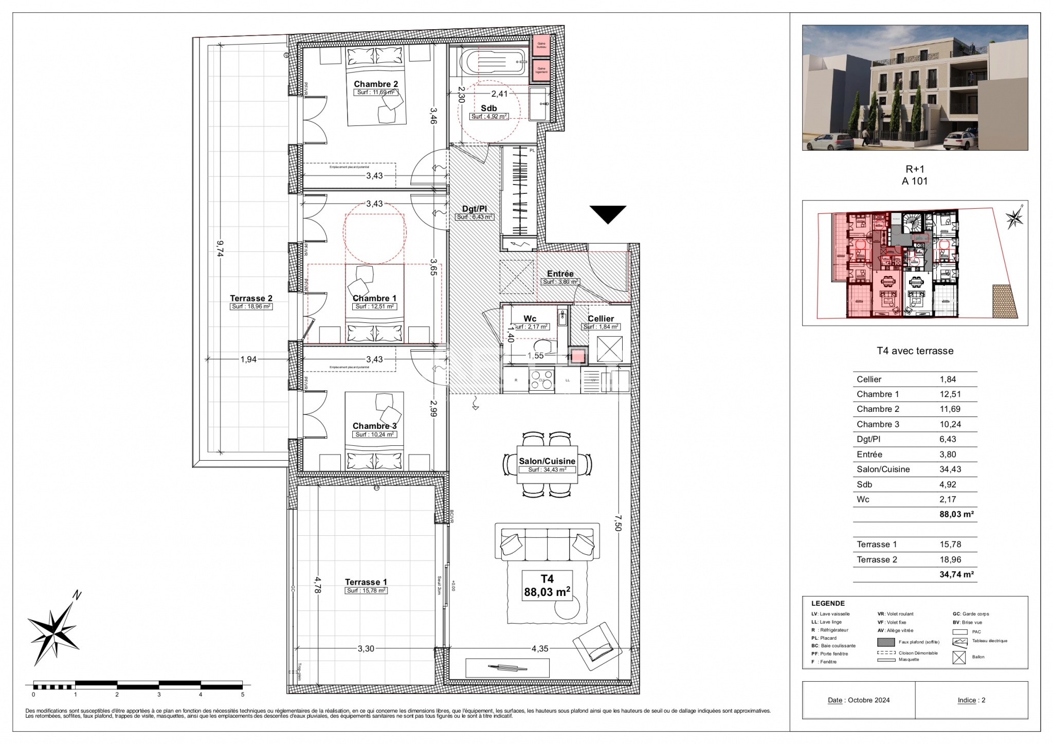 Vente Appartement à Carqueiranne 4 pièces