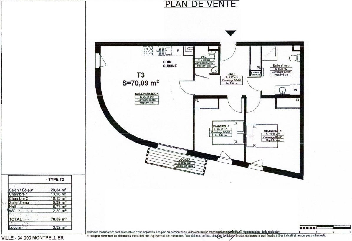 Vente Appartement à Montpellier 3 pièces