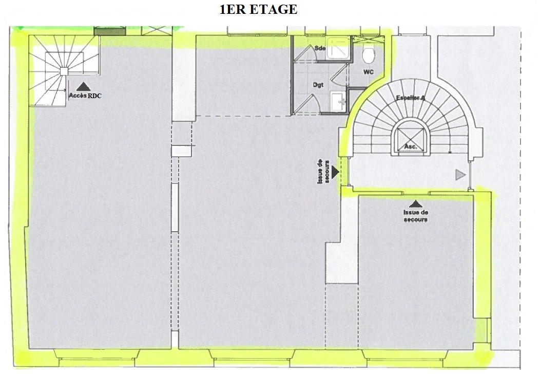 Location Bureau / Commerce à Paris Bourse 2e arrondissement 0 pièce