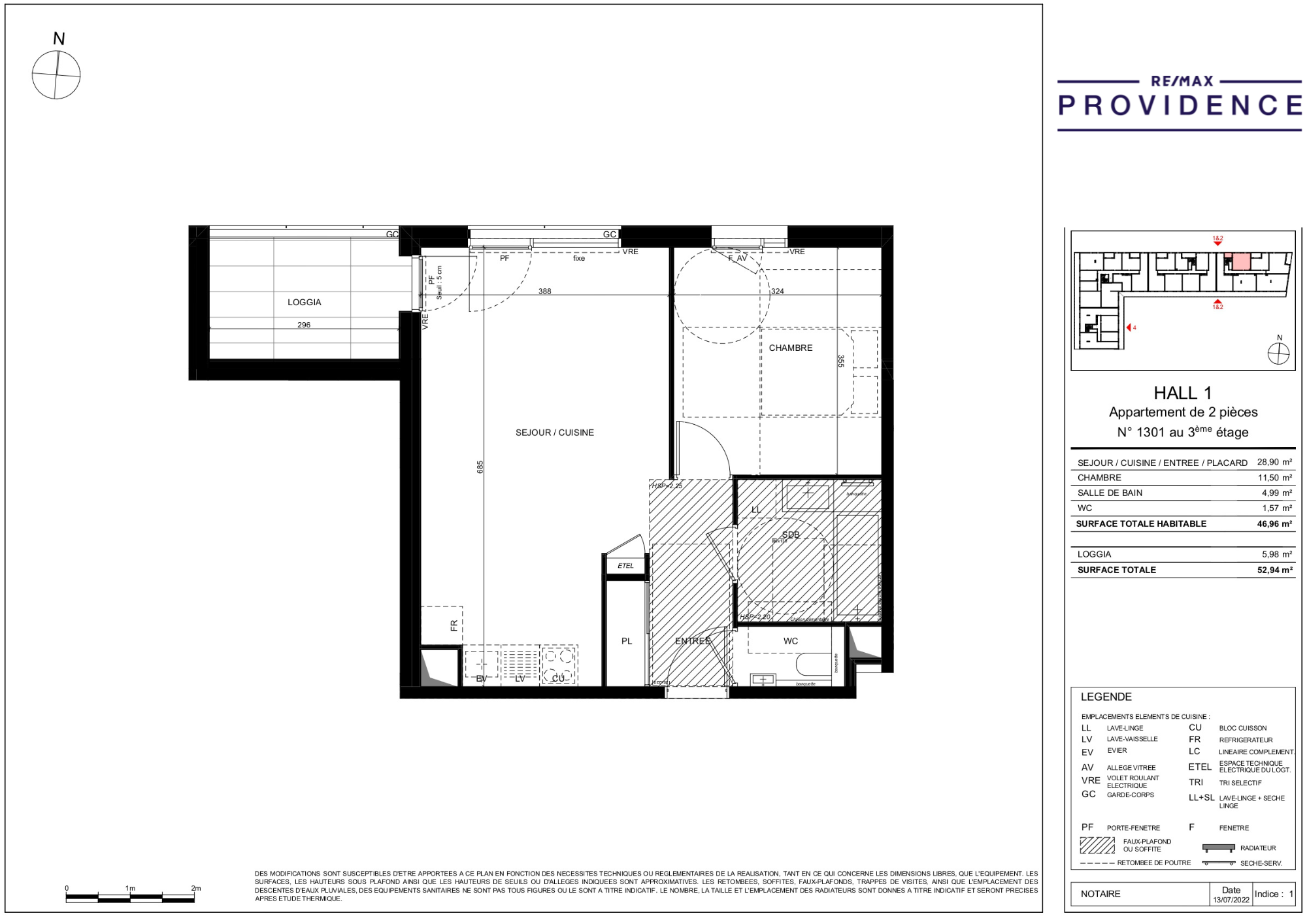 Vente Appartement à Saint-Laurent-du-Var 2 pièces