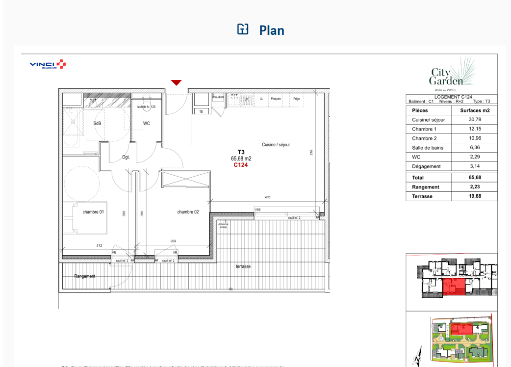 Vente Appartement à Hyères 3 pièces