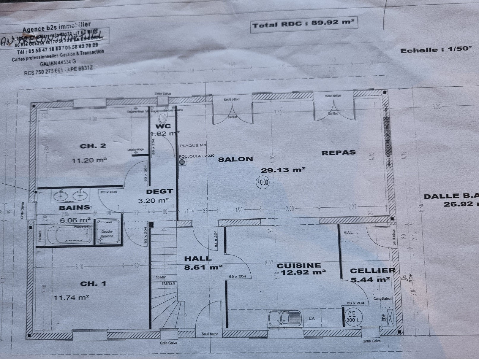 Vente Maison à Saint-Julien-en-Born 5 pièces