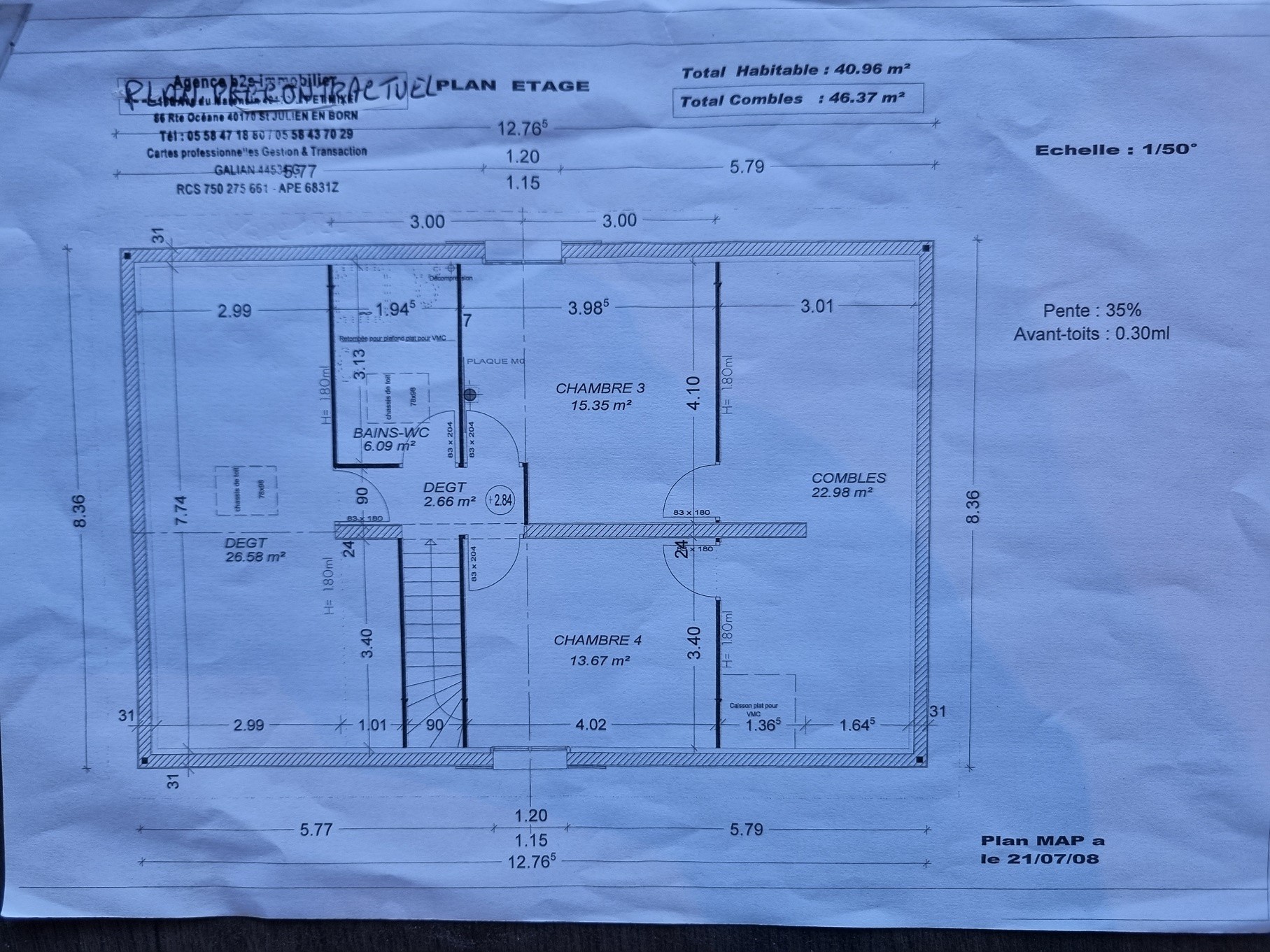 Vente Maison à Saint-Julien-en-Born 5 pièces