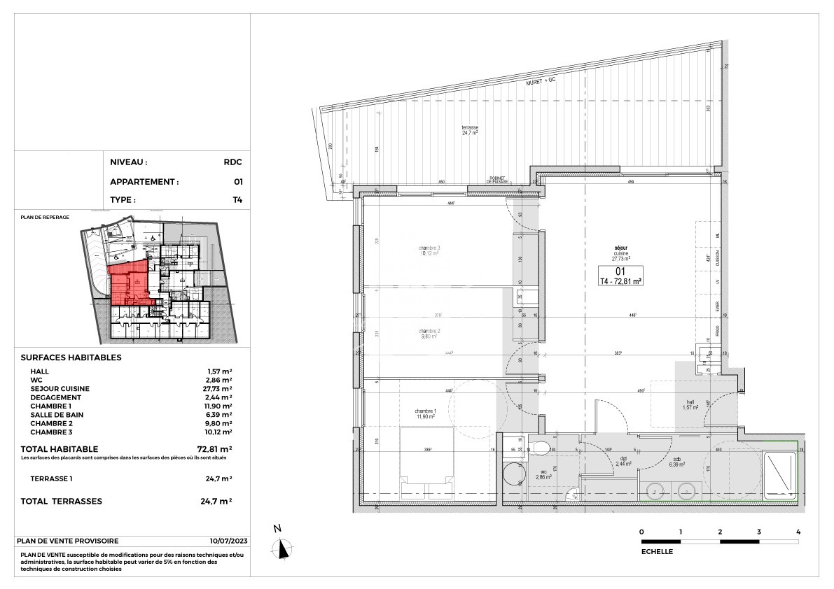 Vente Appartement à Saint-Raphaël 4 pièces