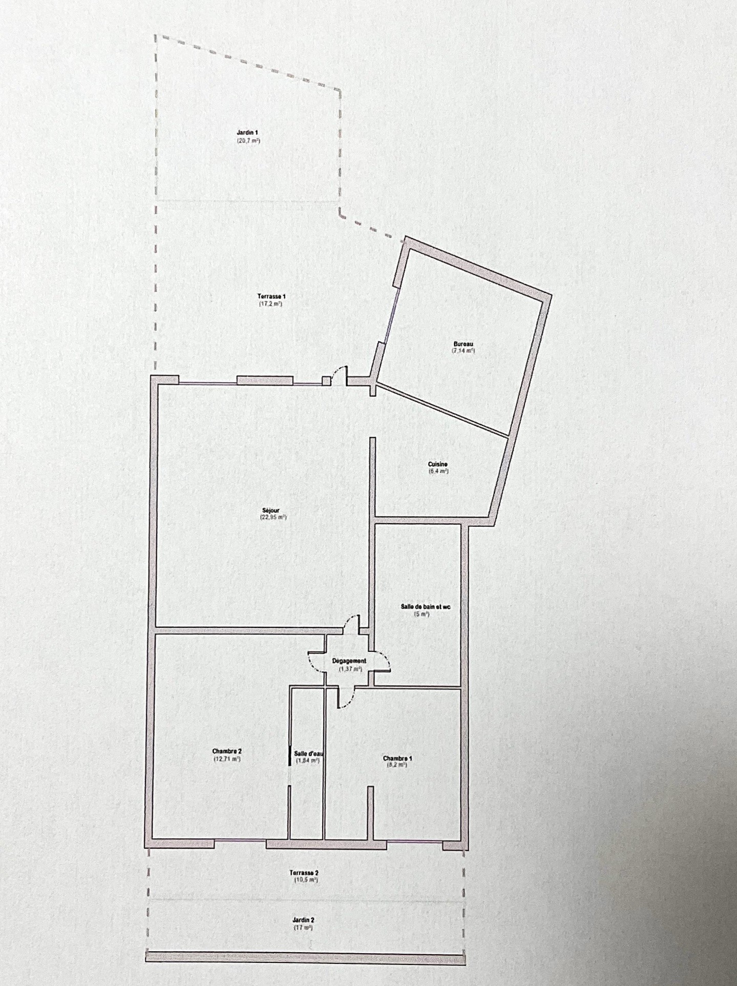 Vente Appartement à Châtillon 4 pièces