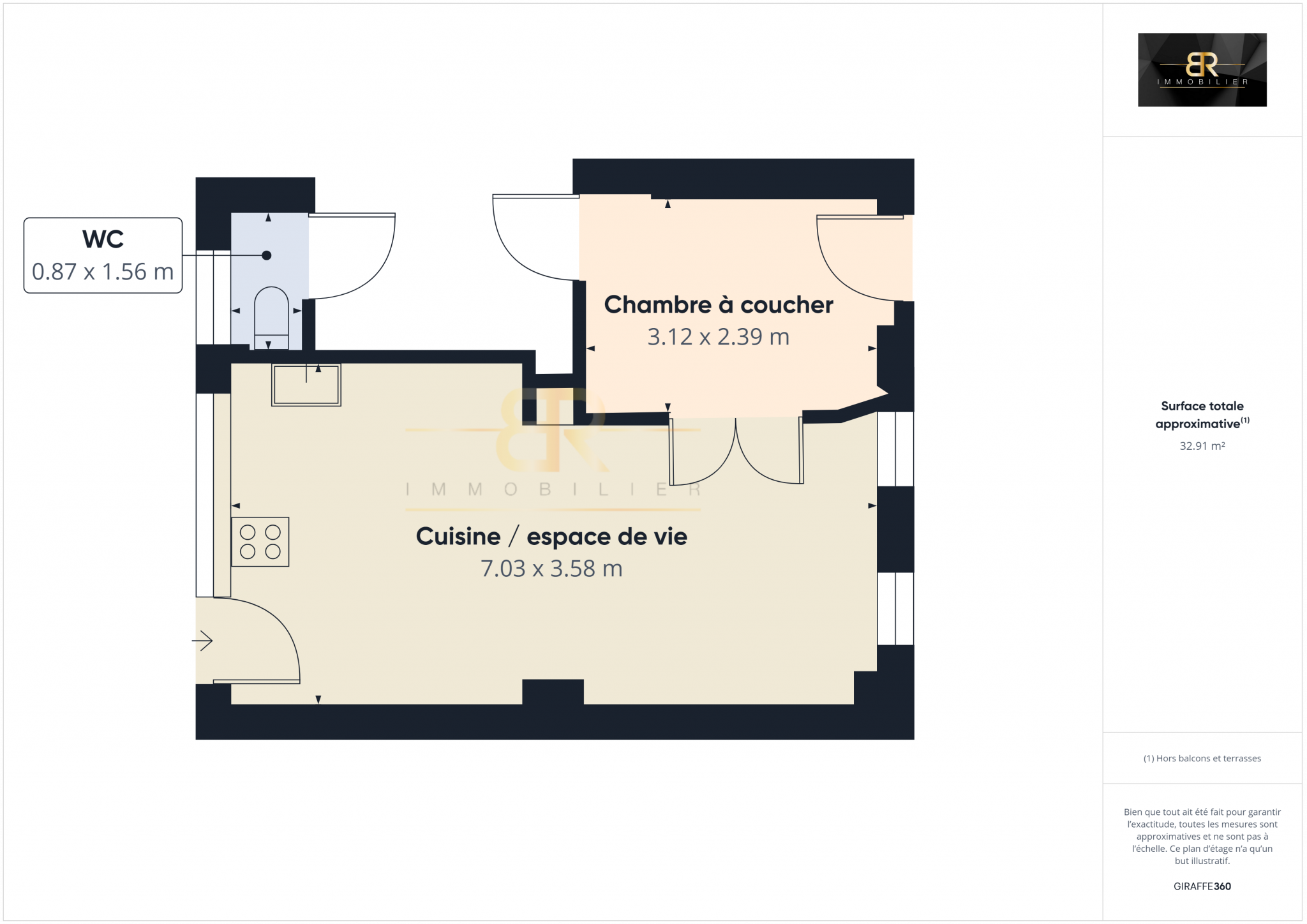 Vente Appartement à Paris Buttes-Chaumont 19e arrondissement 2 pièces