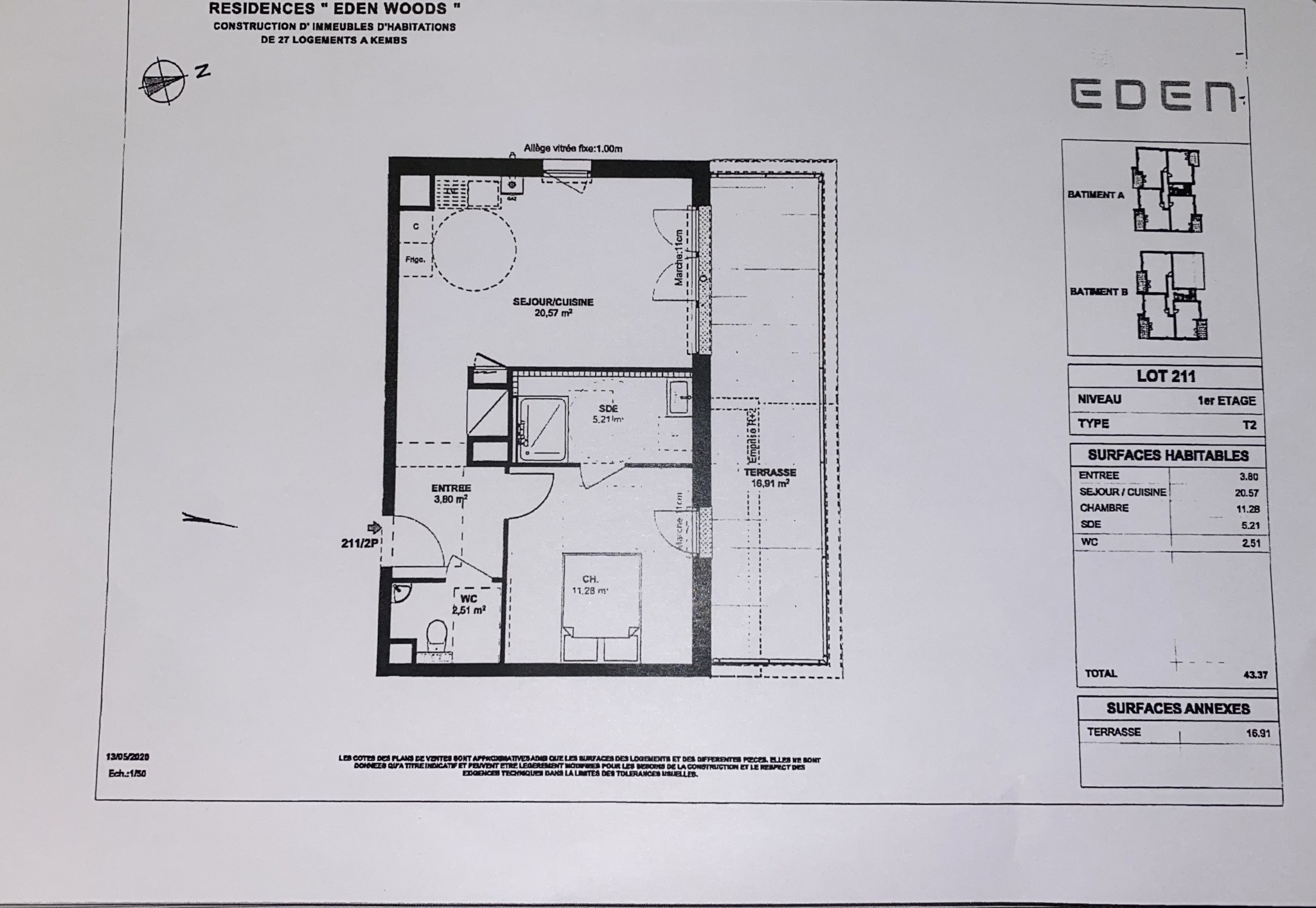 Location Appartement à Kembs 2 pièces