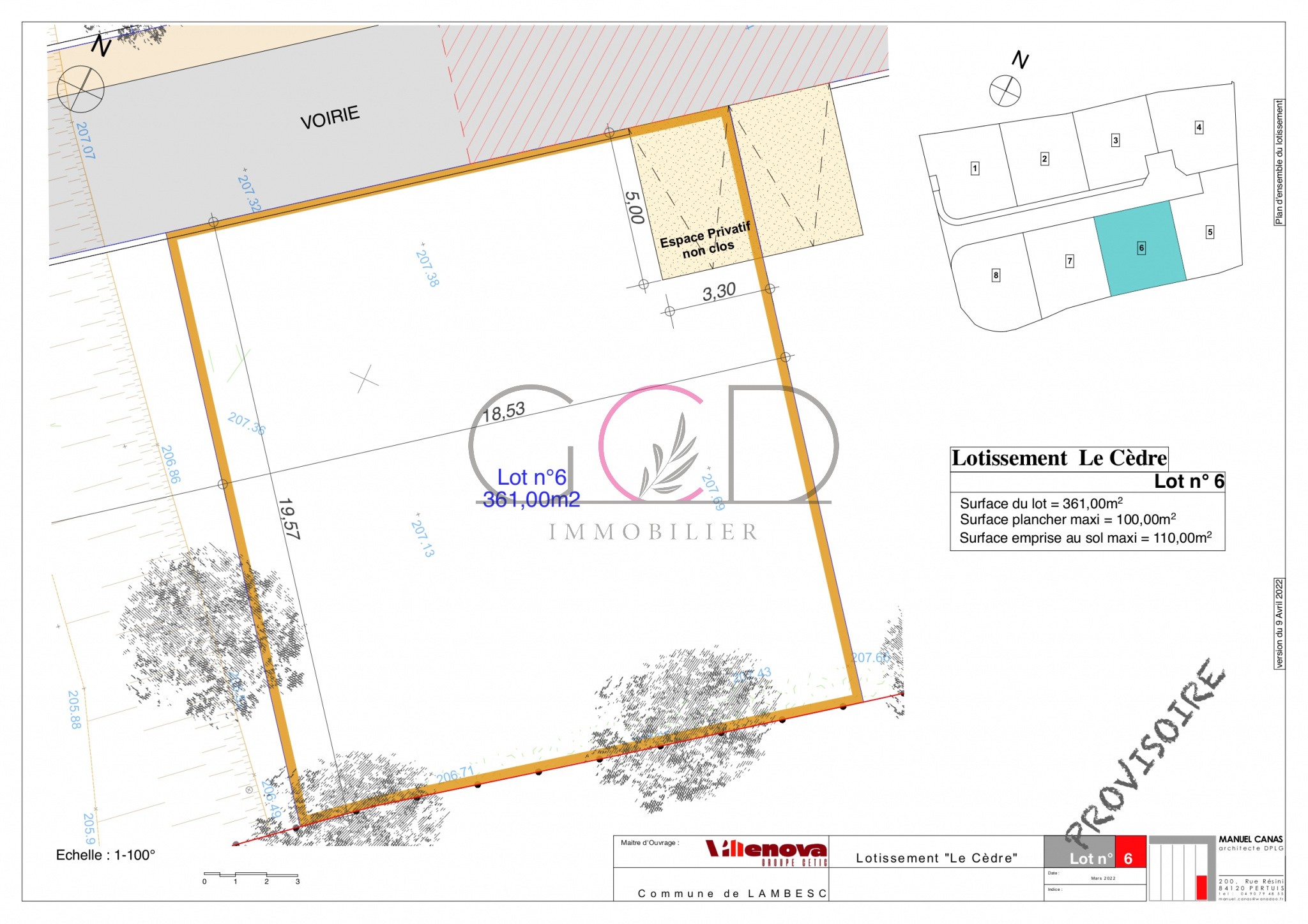 Vente Terrain à Lambesc 0 pièce