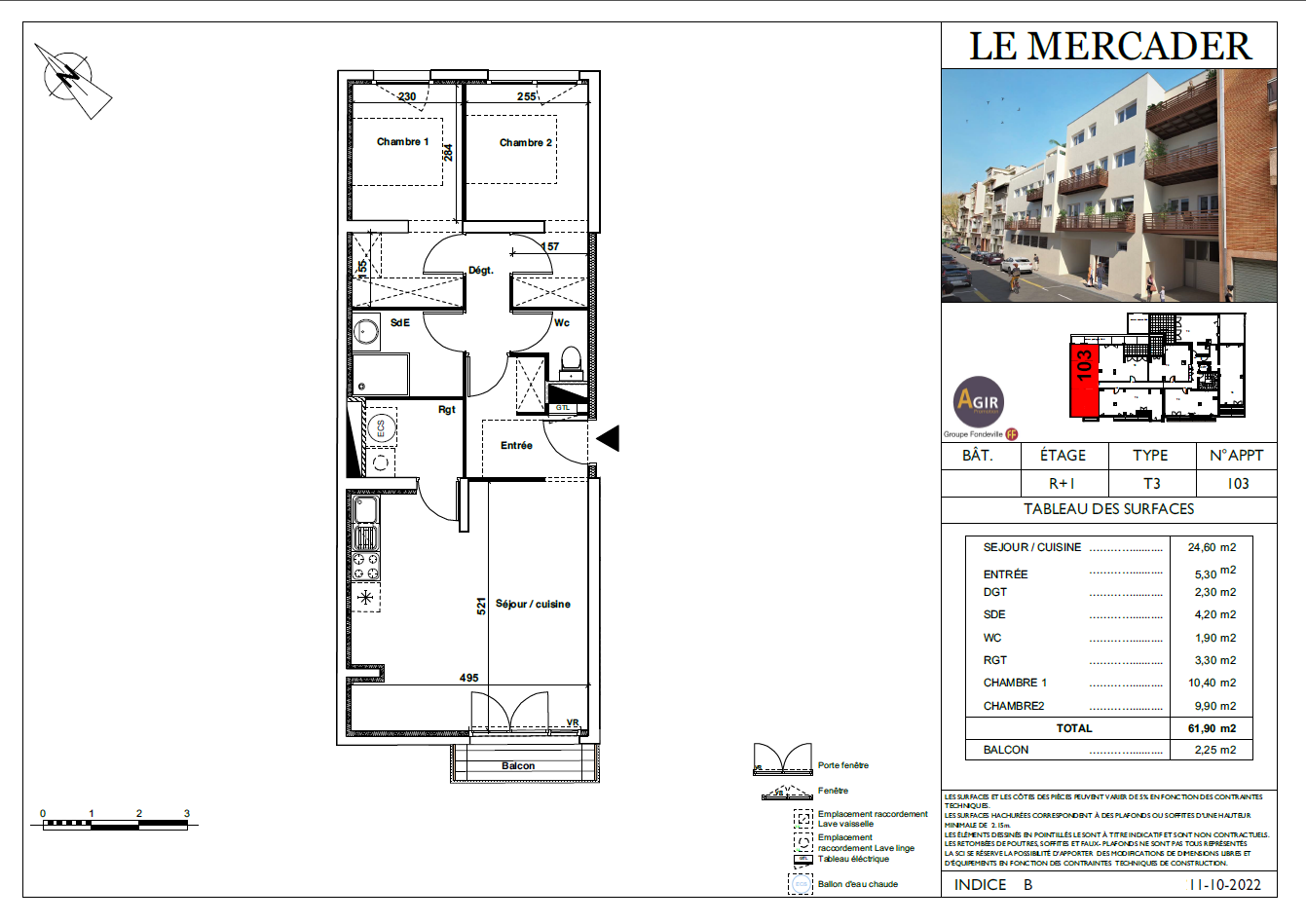 Location Appartement à Perpignan 3 pièces