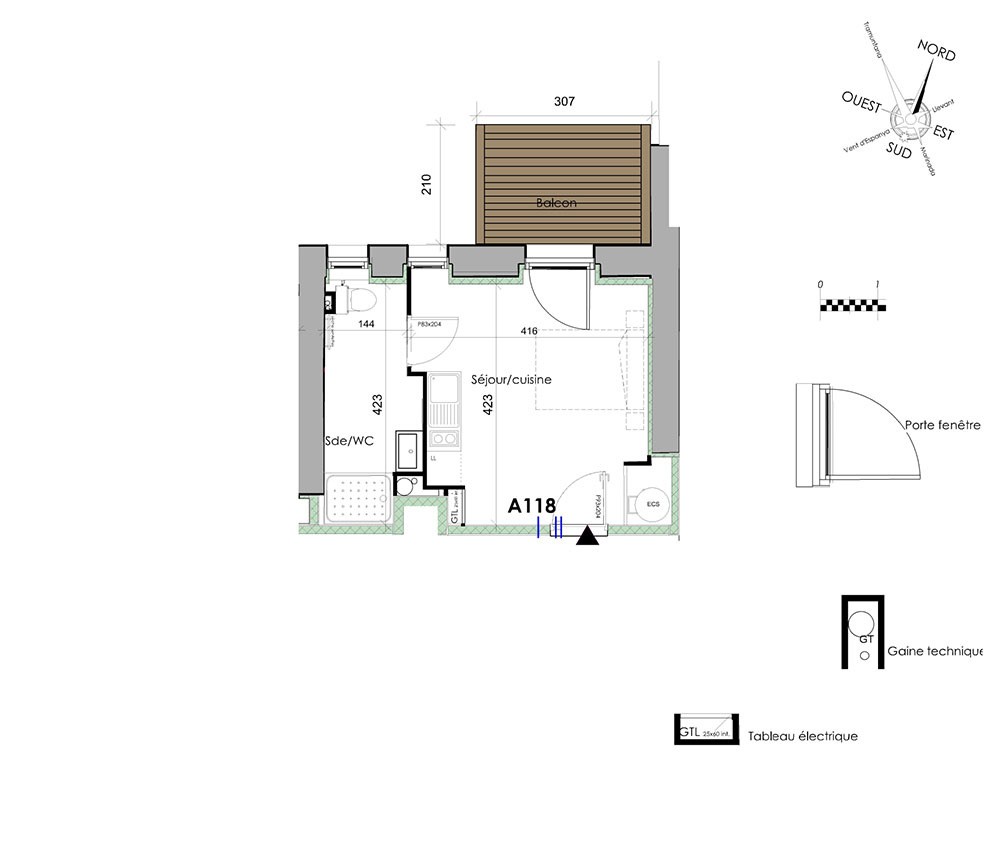 Vente Appartement à Font-Romeu-Odeillo-Via 1 pièce