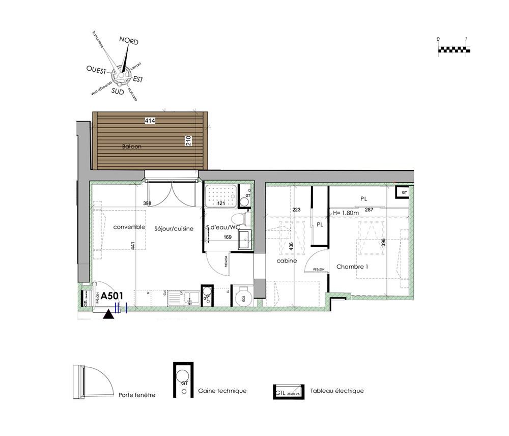 Vente Appartement à Font-Romeu-Odeillo-Via 3 pièces