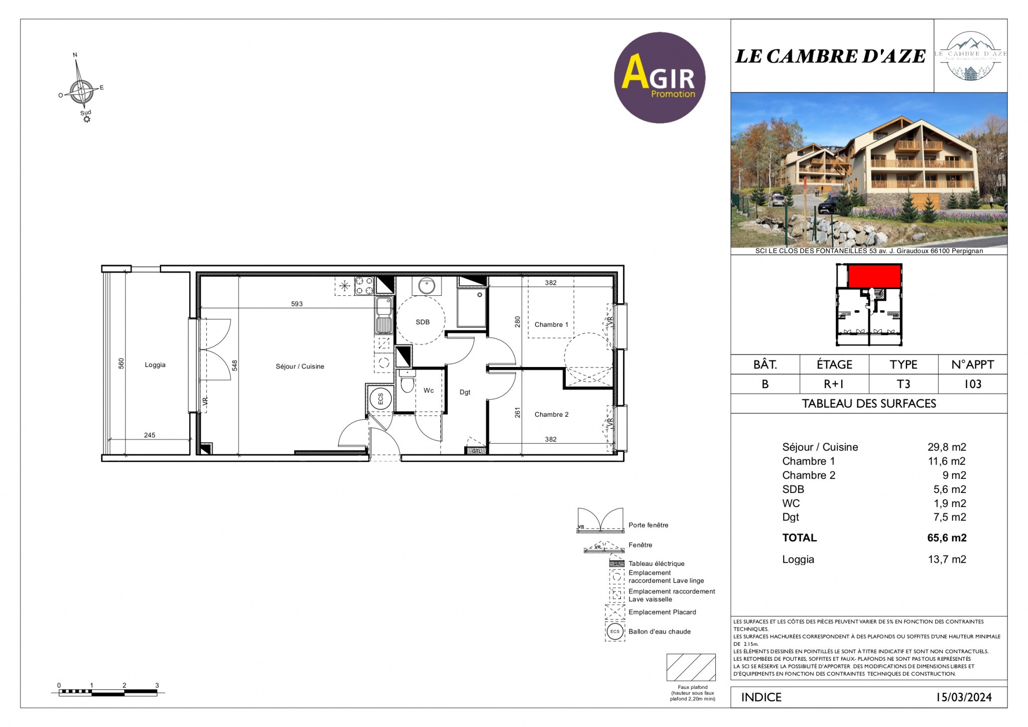 Vente Appartement à Font-Romeu-Odeillo-Via 3 pièces