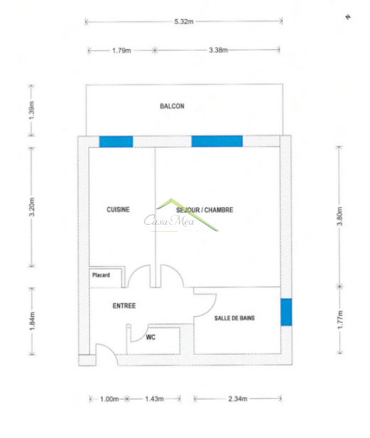 Vente Appartement à Ville-di-Pietrabugno 1 pièce