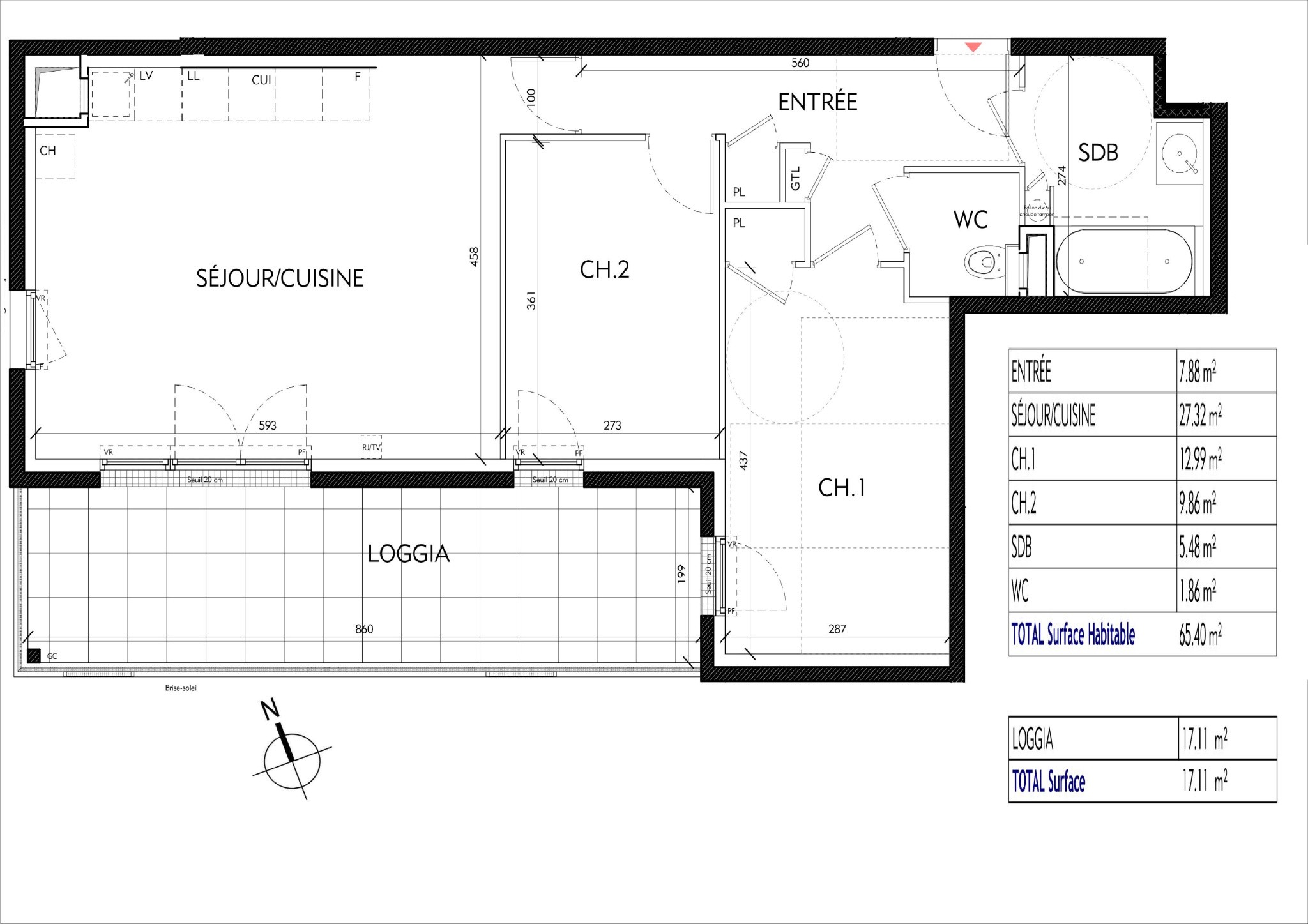 Vente Appartement à Tassin-la-Demi-Lune 3 pièces