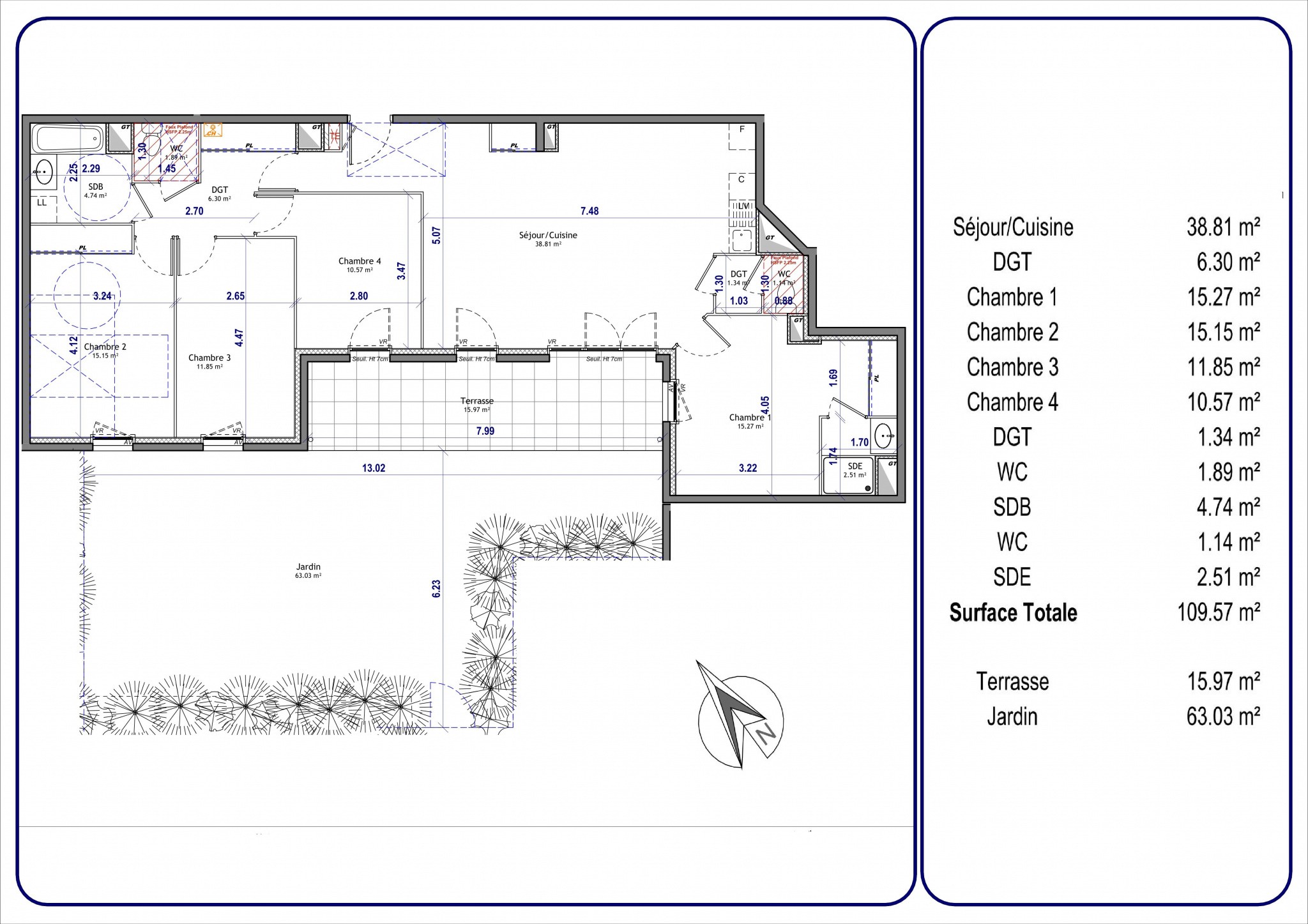 Vente Appartement à la Tour-du-Pin 5 pièces