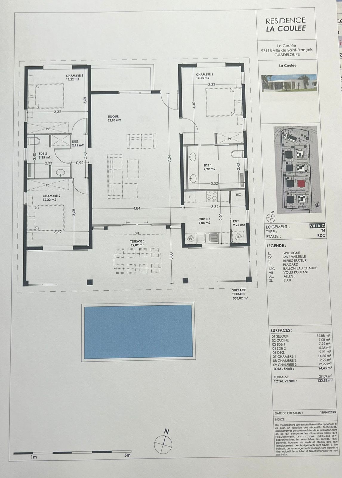 Vente Maison à Saint-François 4 pièces