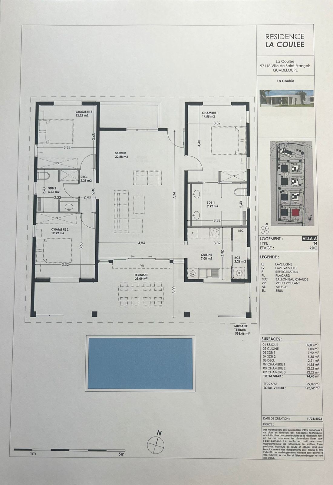 Vente Maison à Saint-François 4 pièces