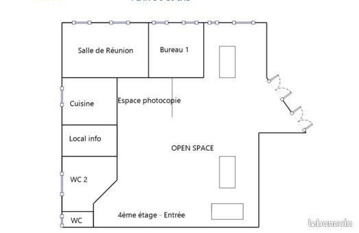 Location Bureau / Commerce à Toulouse 0 pièce