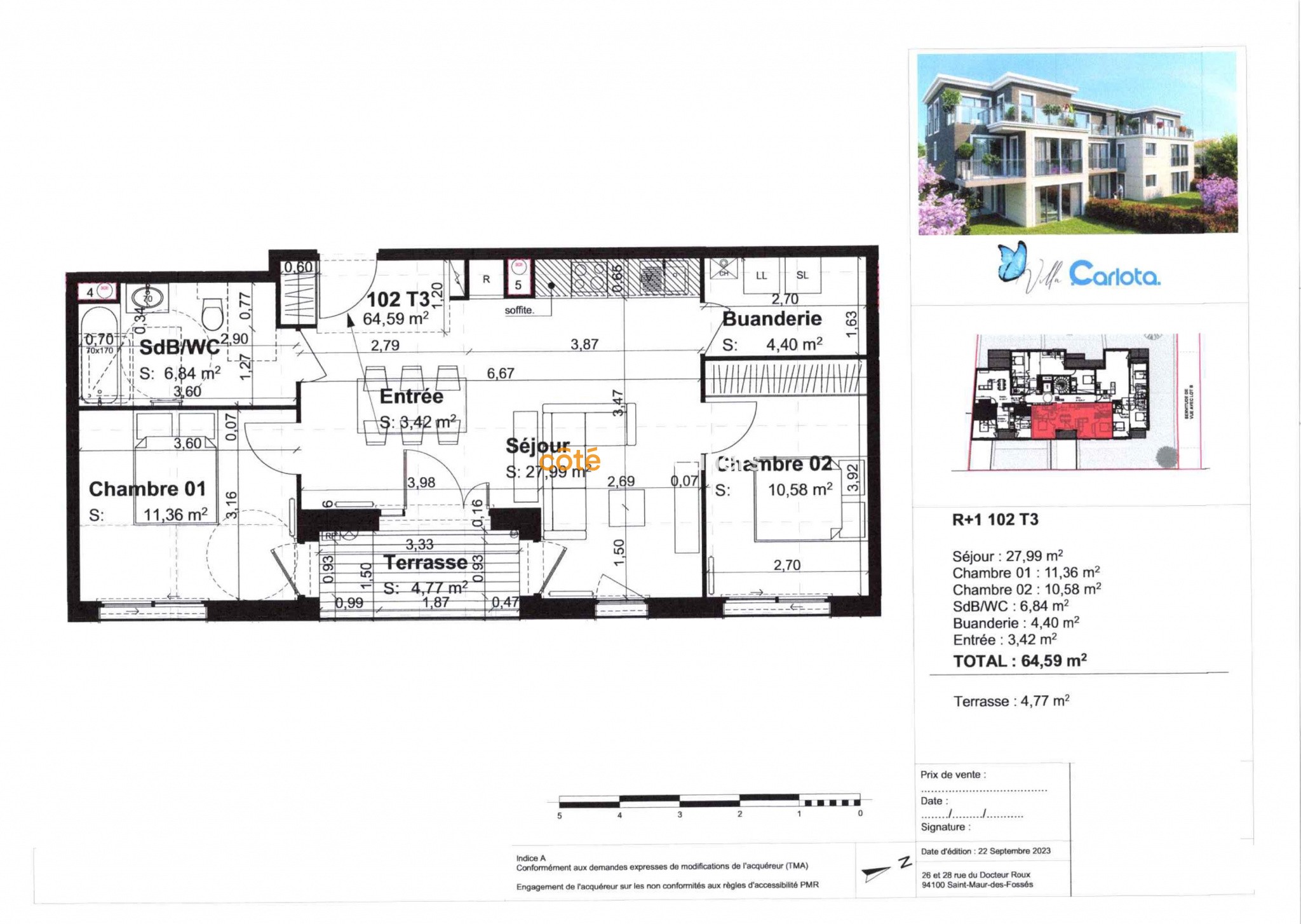 Vente Appartement à Saint-Maur-des-Fossés 3 pièces