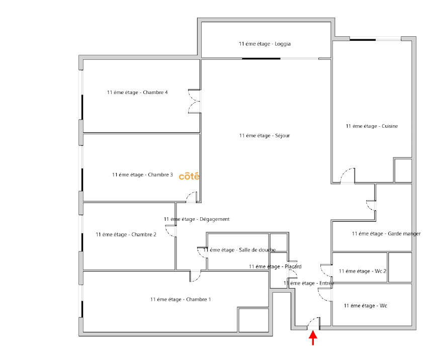 Vente Appartement à Colombes 5 pièces