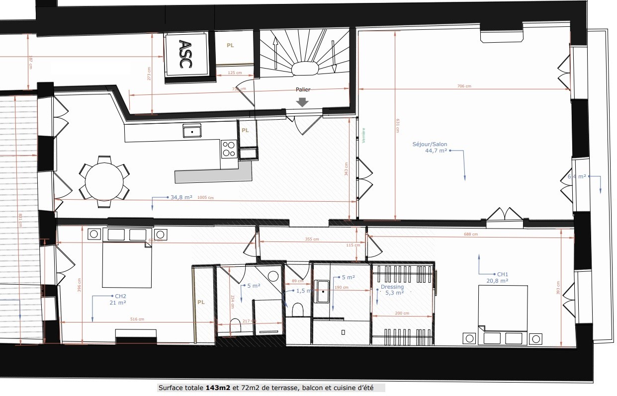 Vente Appartement à Sète 3 pièces