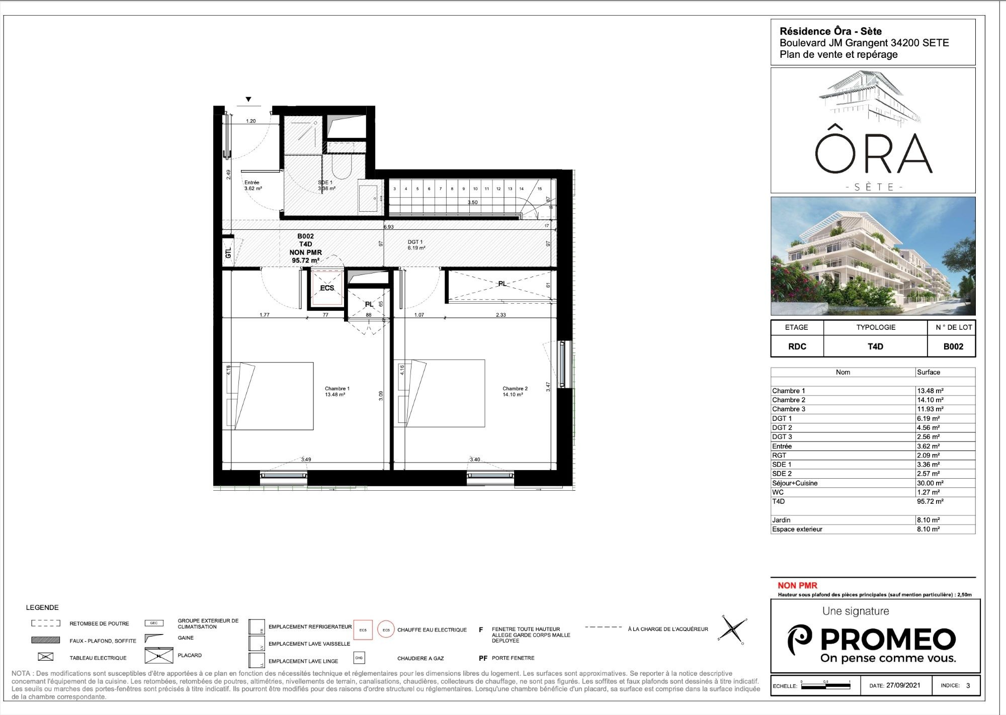 Vente Appartement à Sète 4 pièces