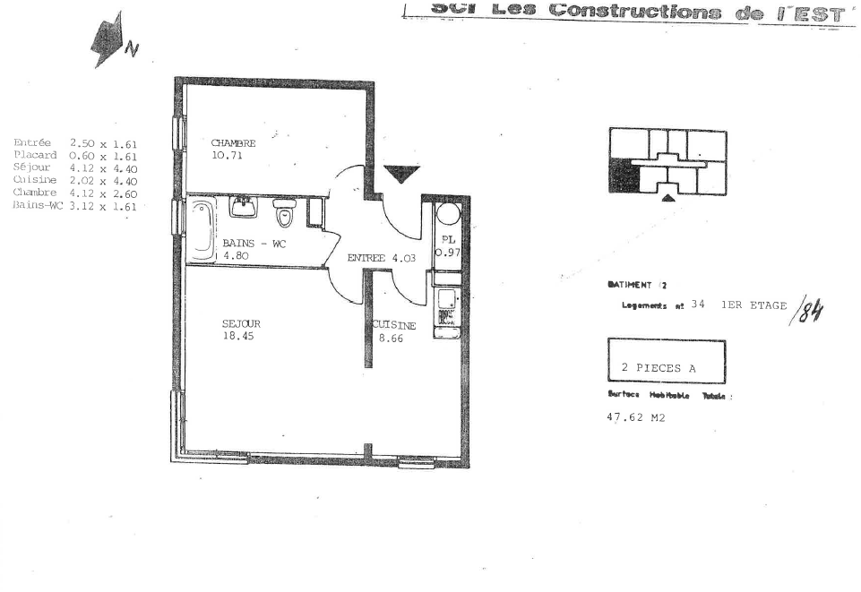 Vente Appartement à Villers-lès-Nancy 2 pièces