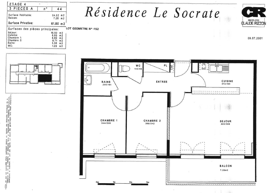 Vente Appartement à Nancy 3 pièces