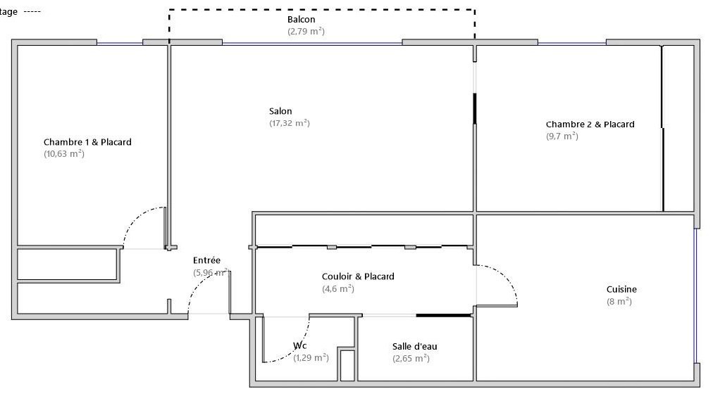 Vente Appartement à Poissy 3 pièces