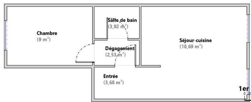 Vente Appartement à Saint-Ouen-l'Aumône 2 pièces