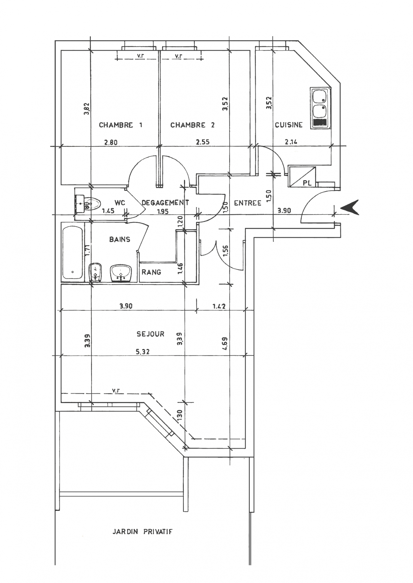 Vente Appartement à Créteil 3 pièces