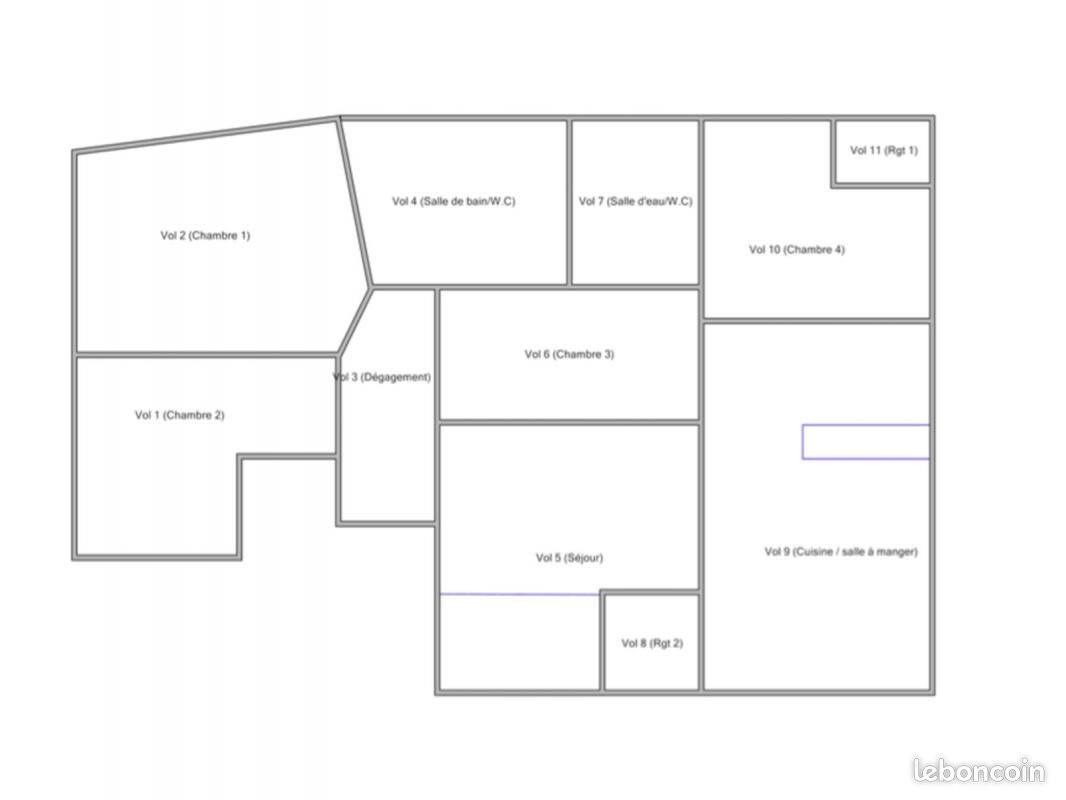 Vente Appartement à Roanne 6 pièces