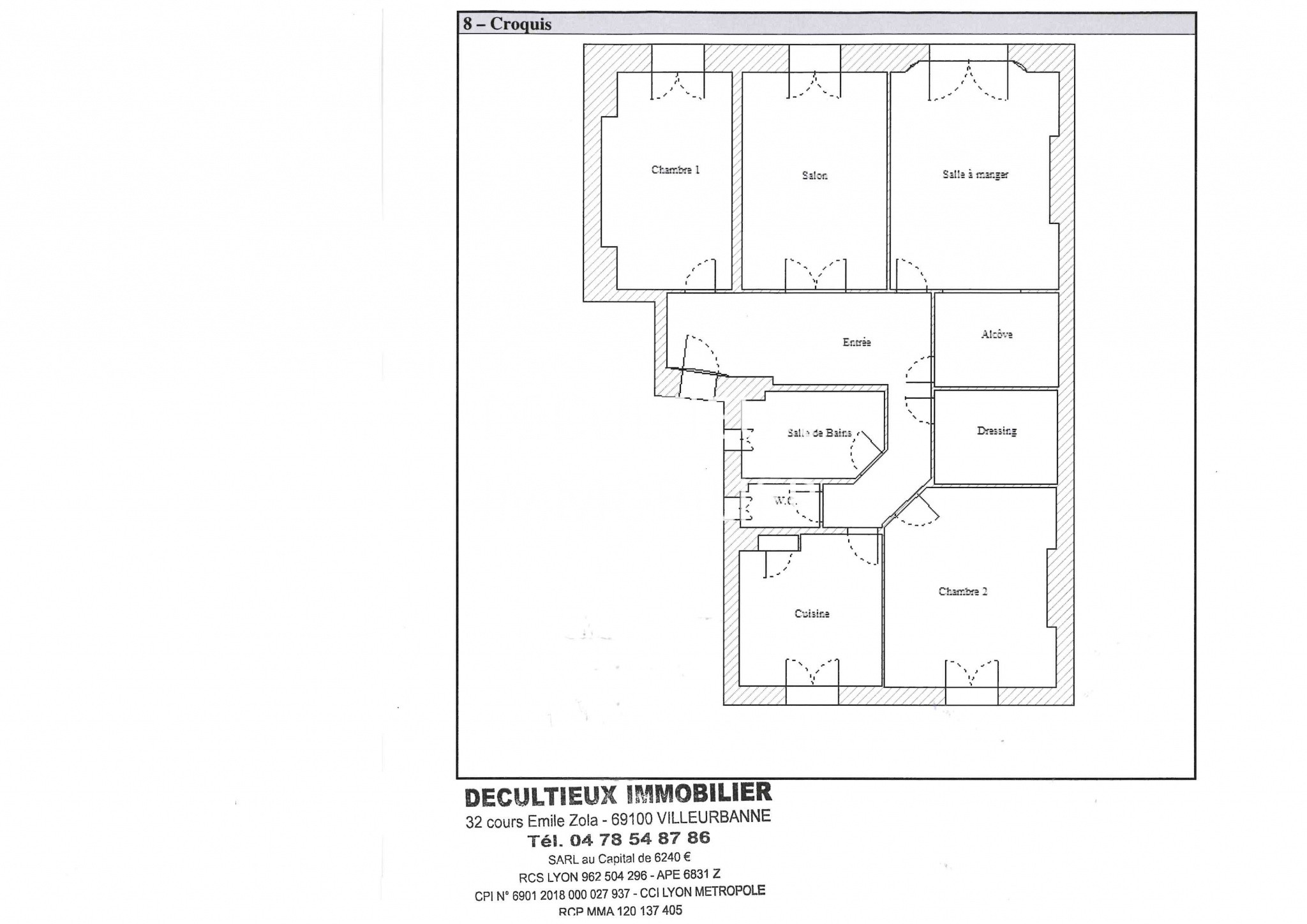 Vente Appartement à Villeurbanne 5 pièces