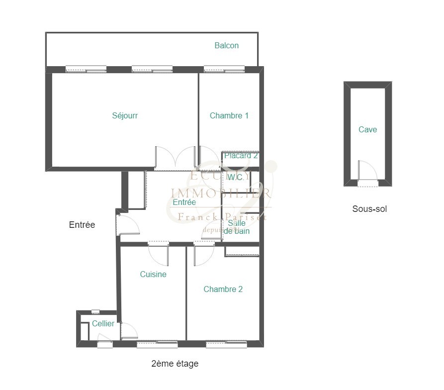 Vente Appartement à Caluire-et-Cuire 3 pièces