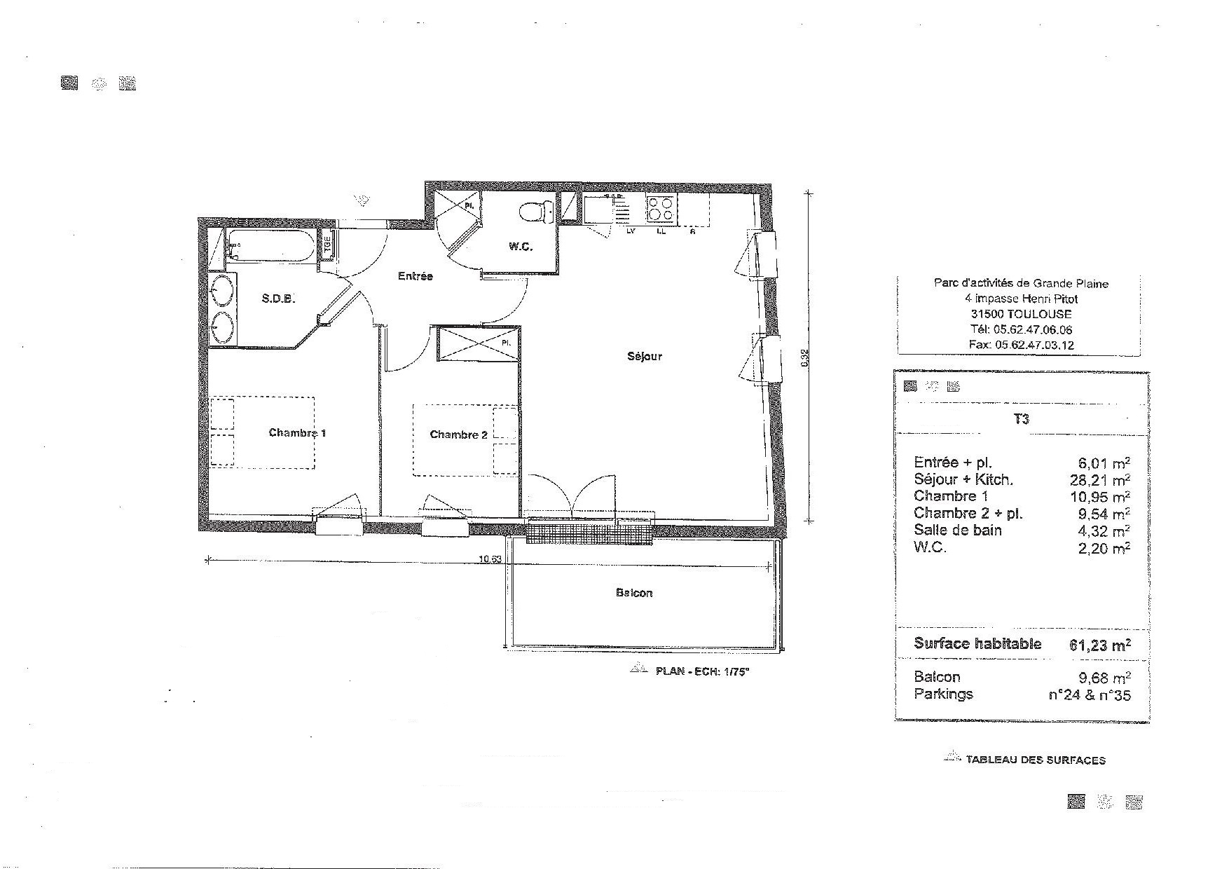 Vente Appartement à Castanet-Tolosan 3 pièces