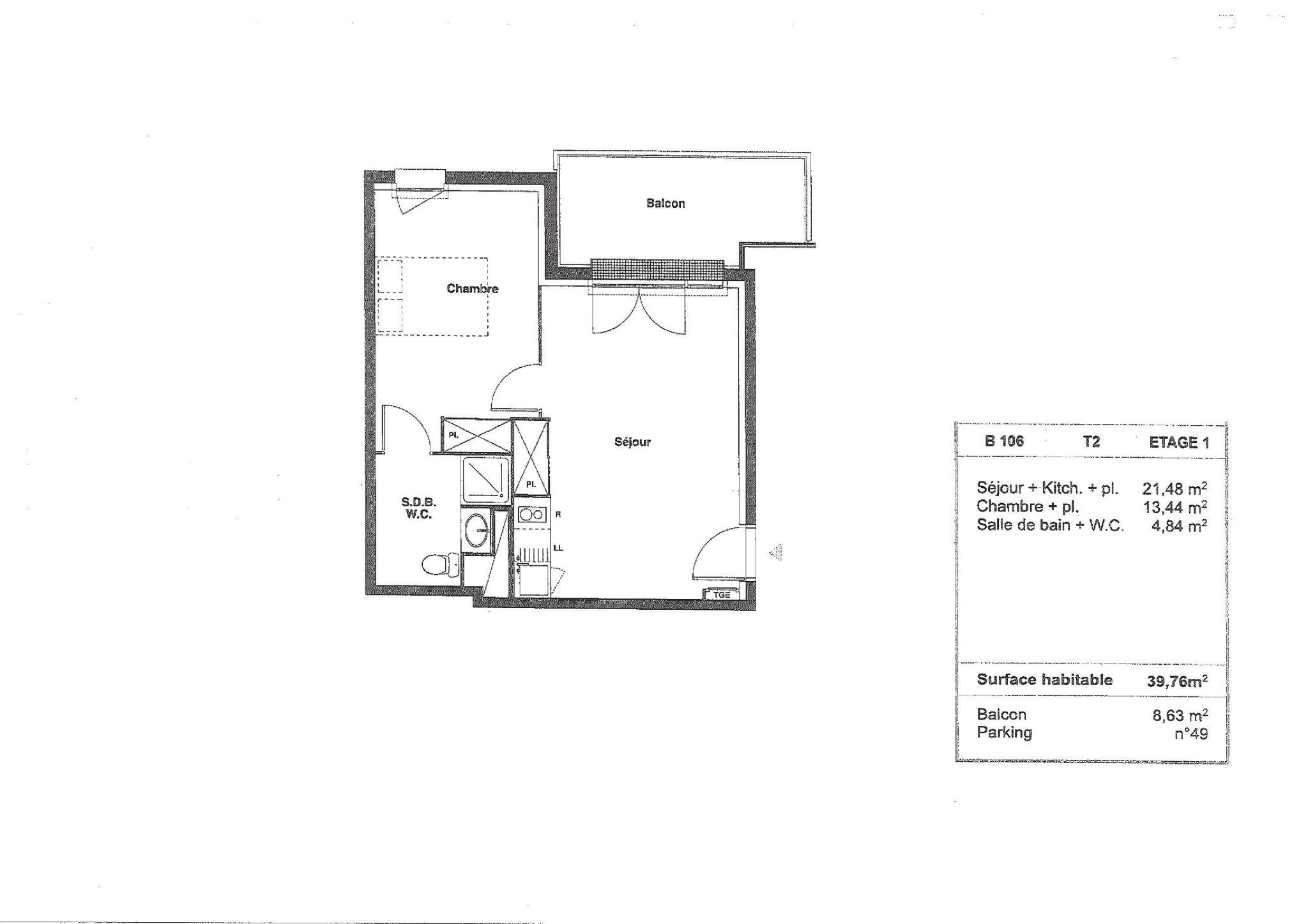 Vente Appartement à Castanet-Tolosan 2 pièces