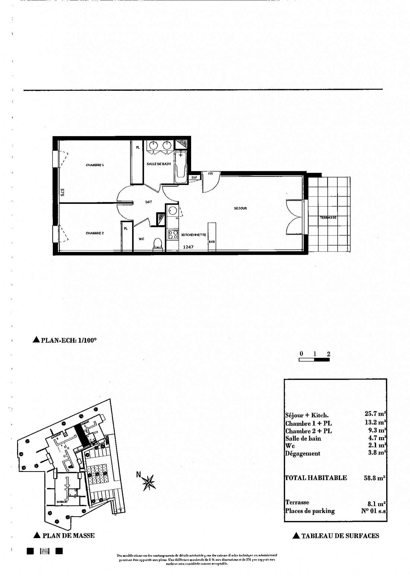 Vente Appartement à Bourges 3 pièces