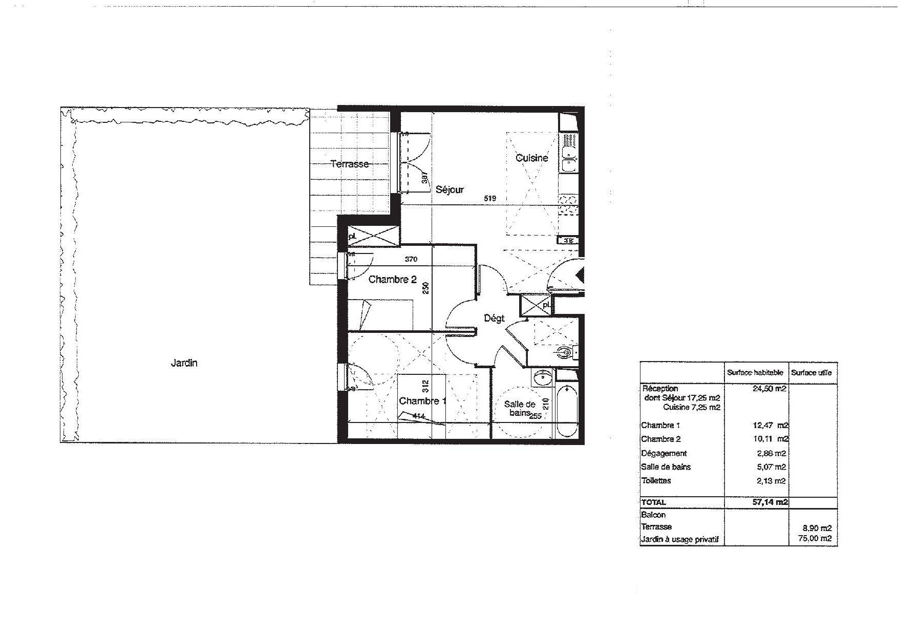 Vente Appartement à Toulouse 3 pièces