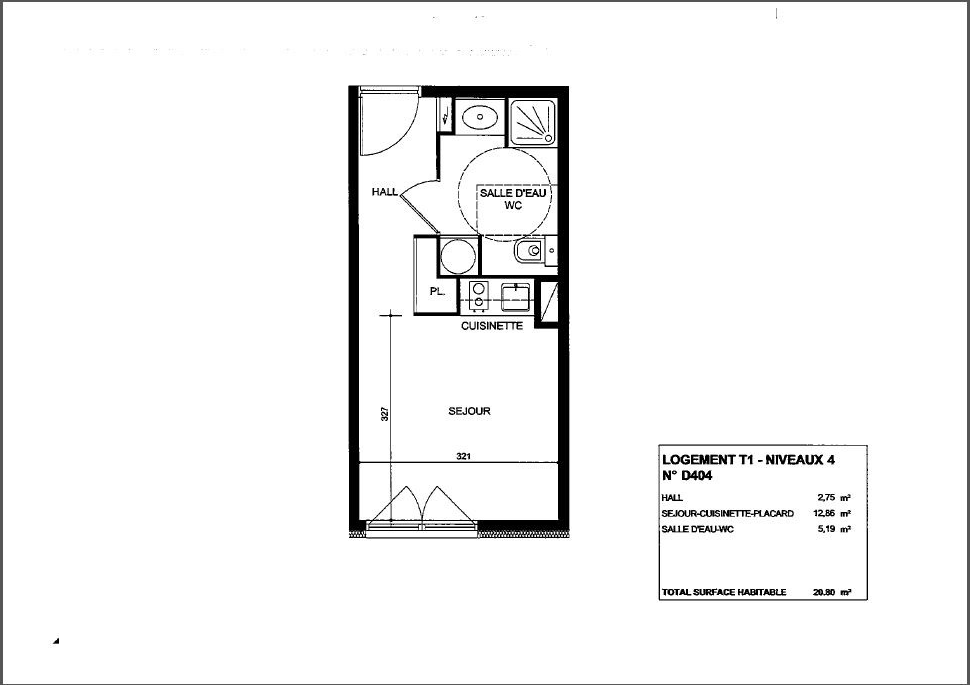 Vente Appartement à Caluire-et-Cuire 1 pièce