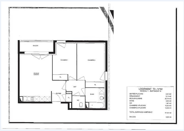 Vente Appartement à Lormont 3 pièces